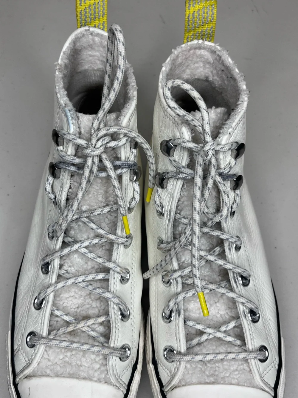 Converse Chuck Taylor All Star Lift Hi Sherpa Lined Y2K Platform Sneakers
